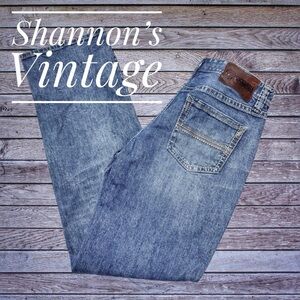 Rock & Roll Denim Double Barrel Men’s sz 33x36 Relaxed Straight Leg Jeans A48